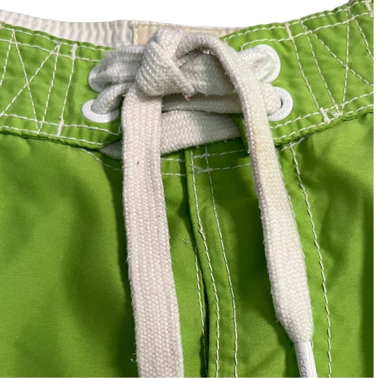 Abercrombie & Fitch Mens Small Lime Green Board Swim Shorts Trunks
