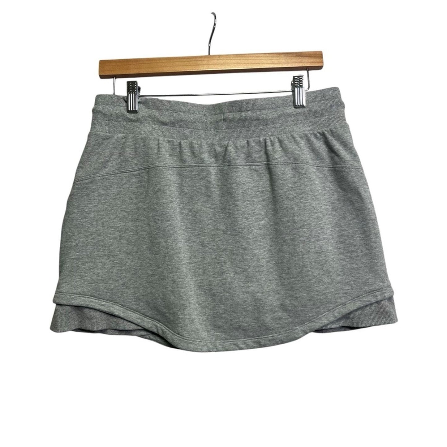 JoyLab Womens Gray Drawstring Front Pocket Athletic Skort Size Medium