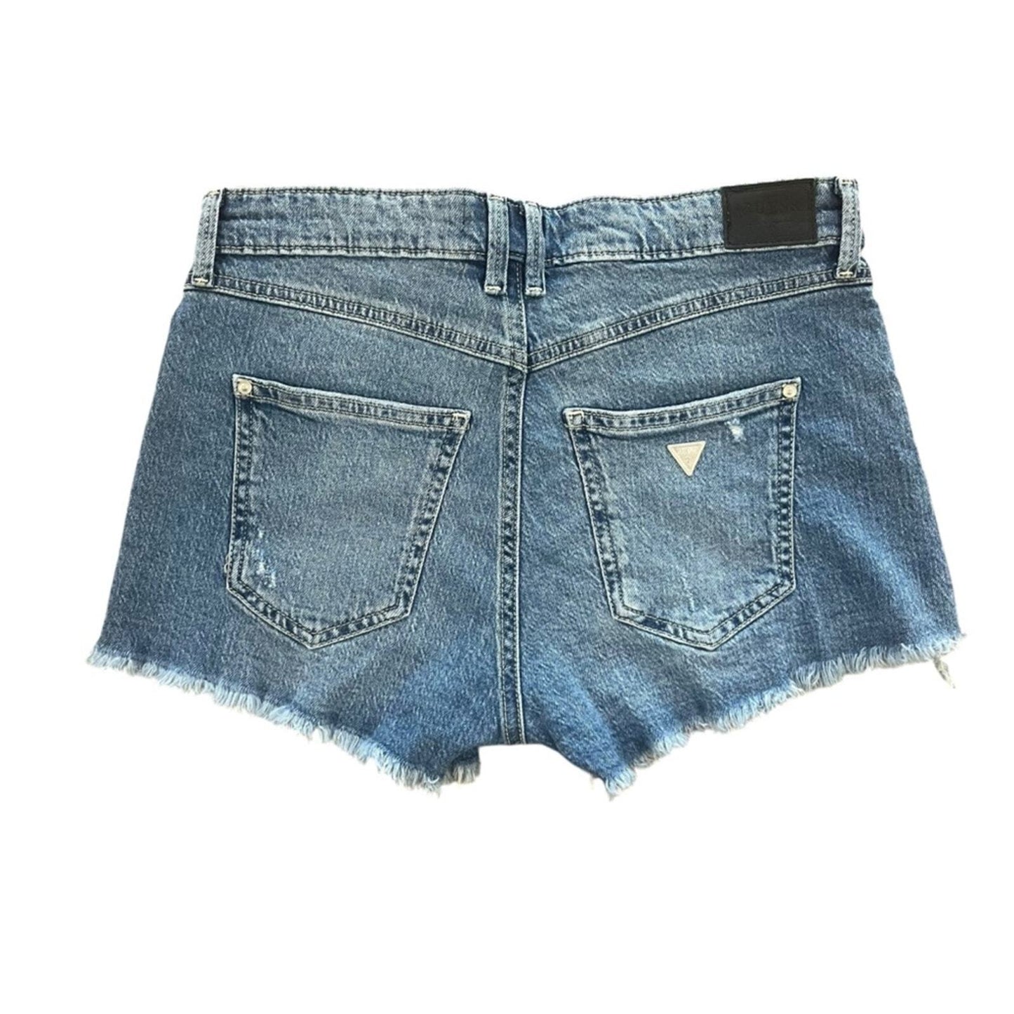 Guess Womens Cutoff Shorts Size 28 High Rise Distressed Rugged Frayed NWT