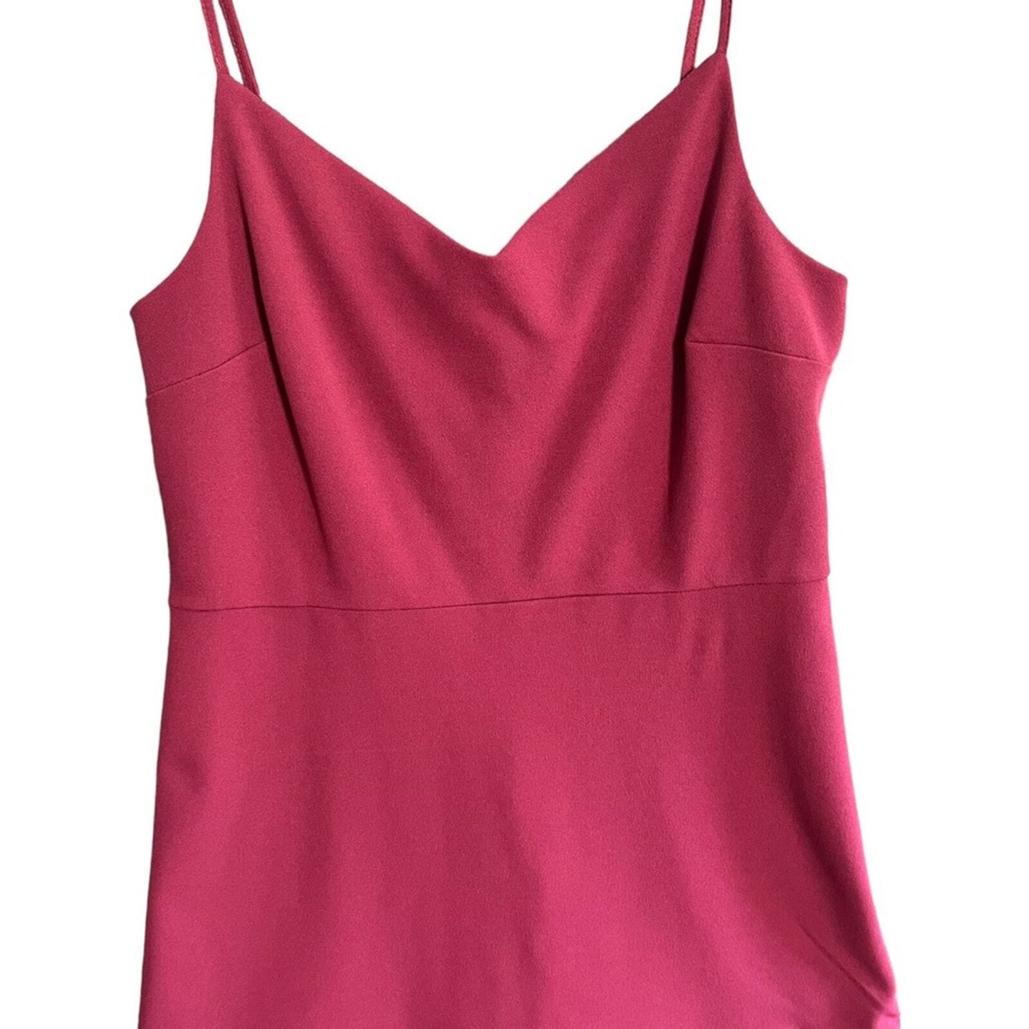 1. State Womens Size 10 Berry Charm Ruffle Hem Mini Slip Dress Adjustable Straps