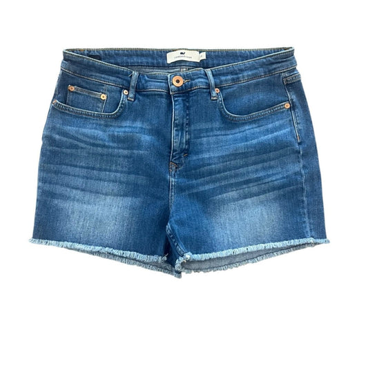 Vineyard Vines Womens Denim Shorts Size 31 Raw Edge Hem Medium Wash Simple