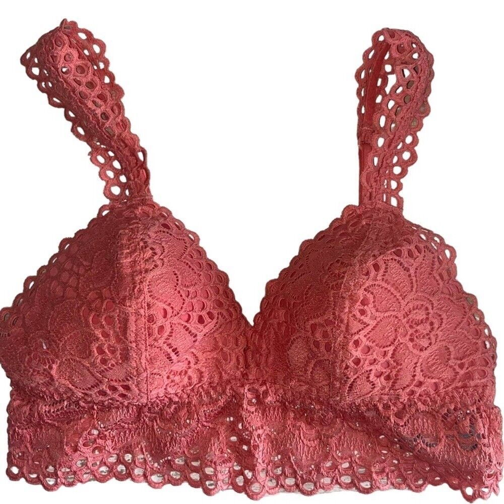 Aerie Coral Bralette no underwire​ M