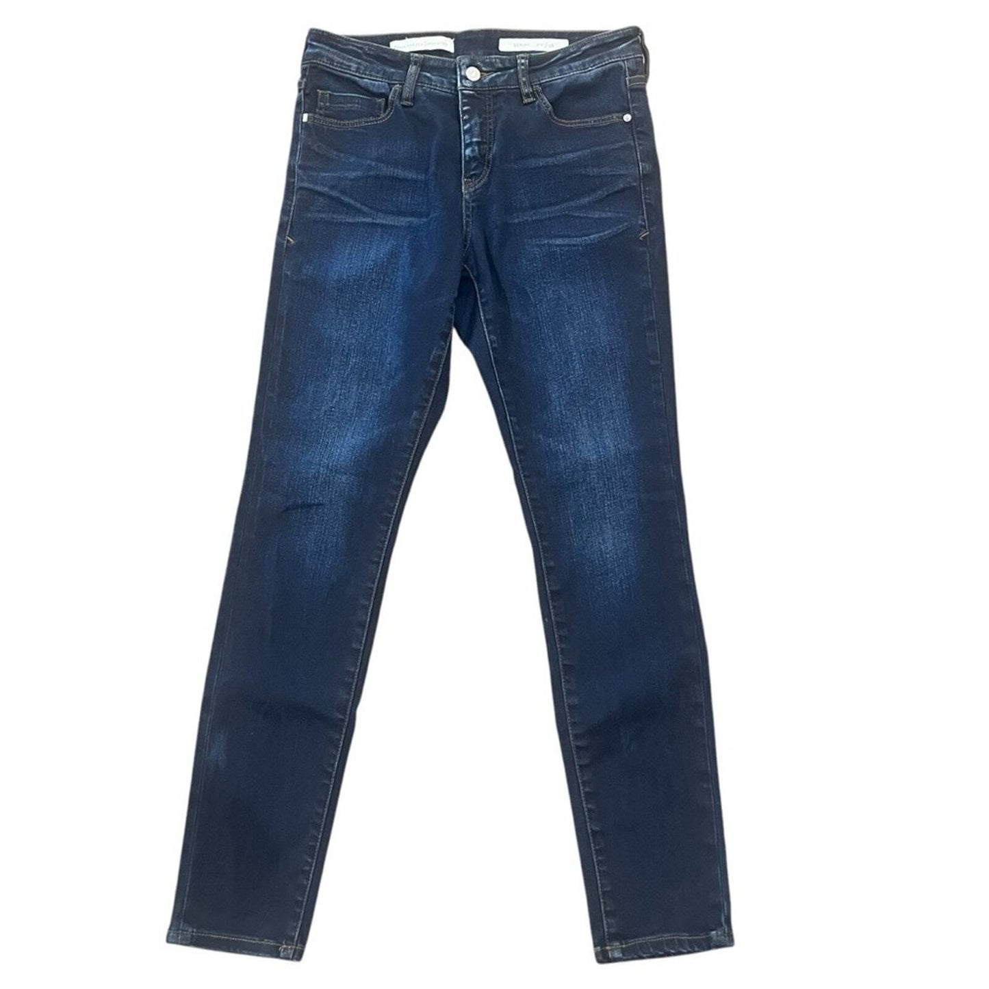 Pilcro and The Letterpress Script Womens Size 28 Dark Wash Denim Jeans