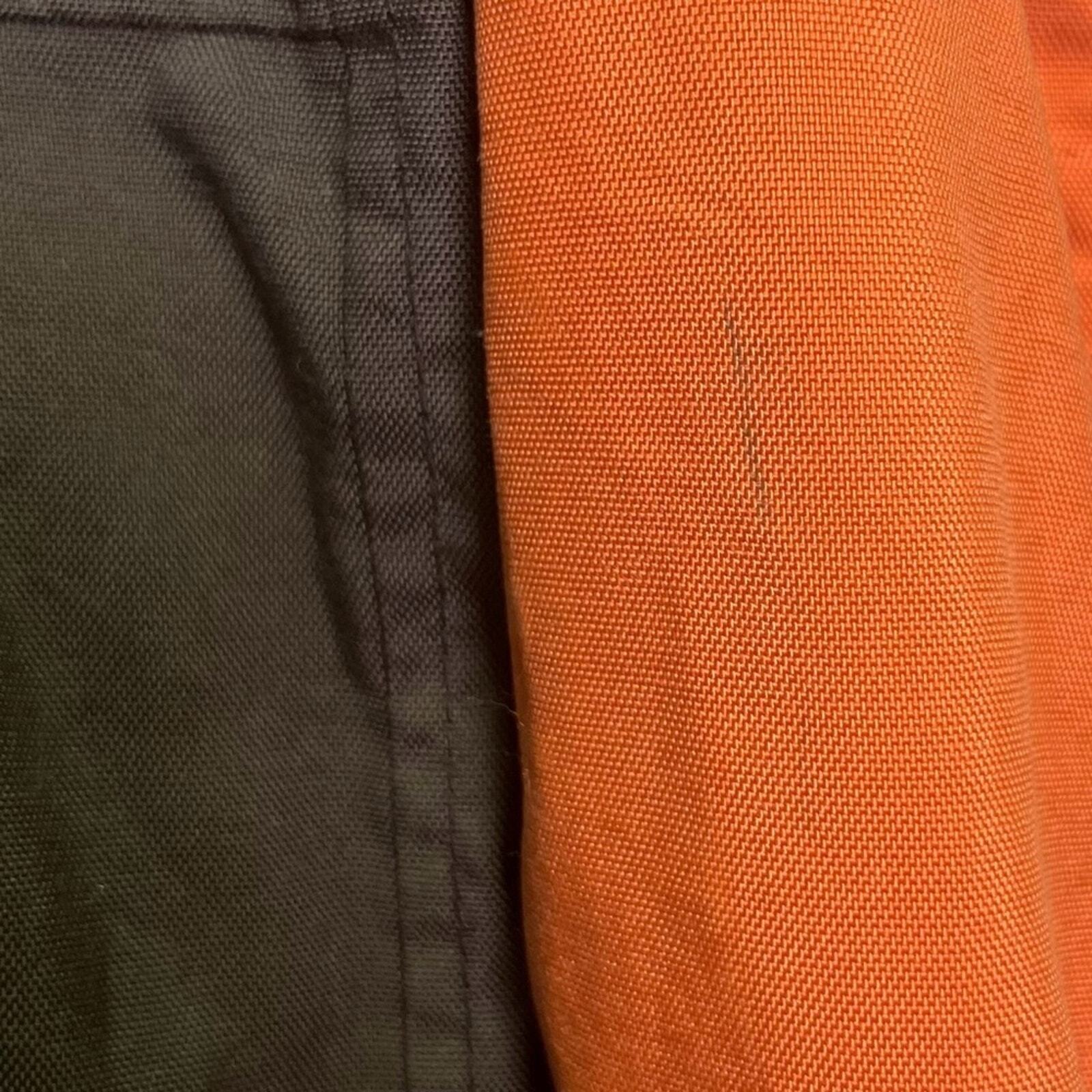 Harley Davidson 2008 Size Medium Orange Black Long Sleeve Lightweight Jacket