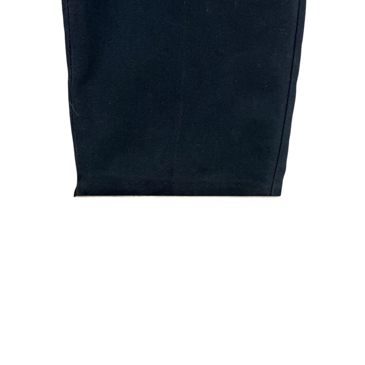 ZARA Womens Size Large Navy Blue Flat Front Ankle Pants Slacks