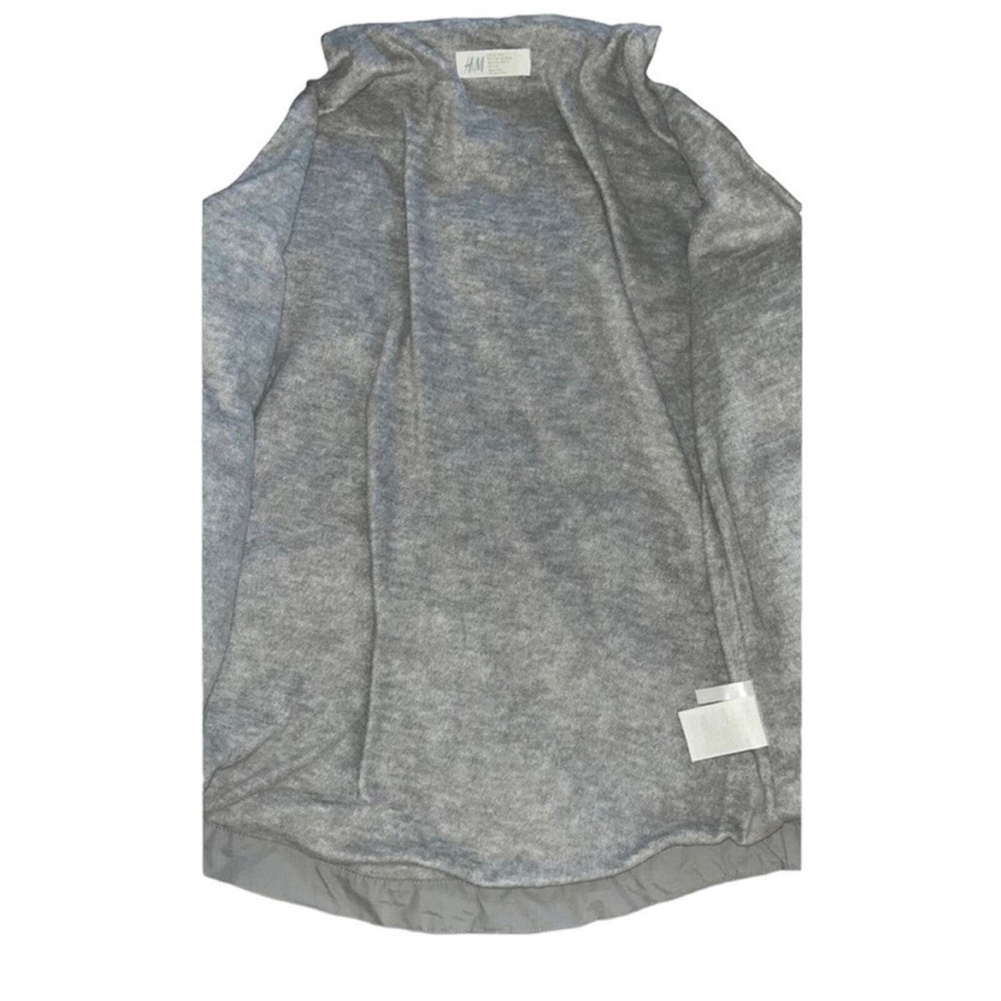 H&M Boys Size 14 Insulated Jacket with Hood Navy Gray 