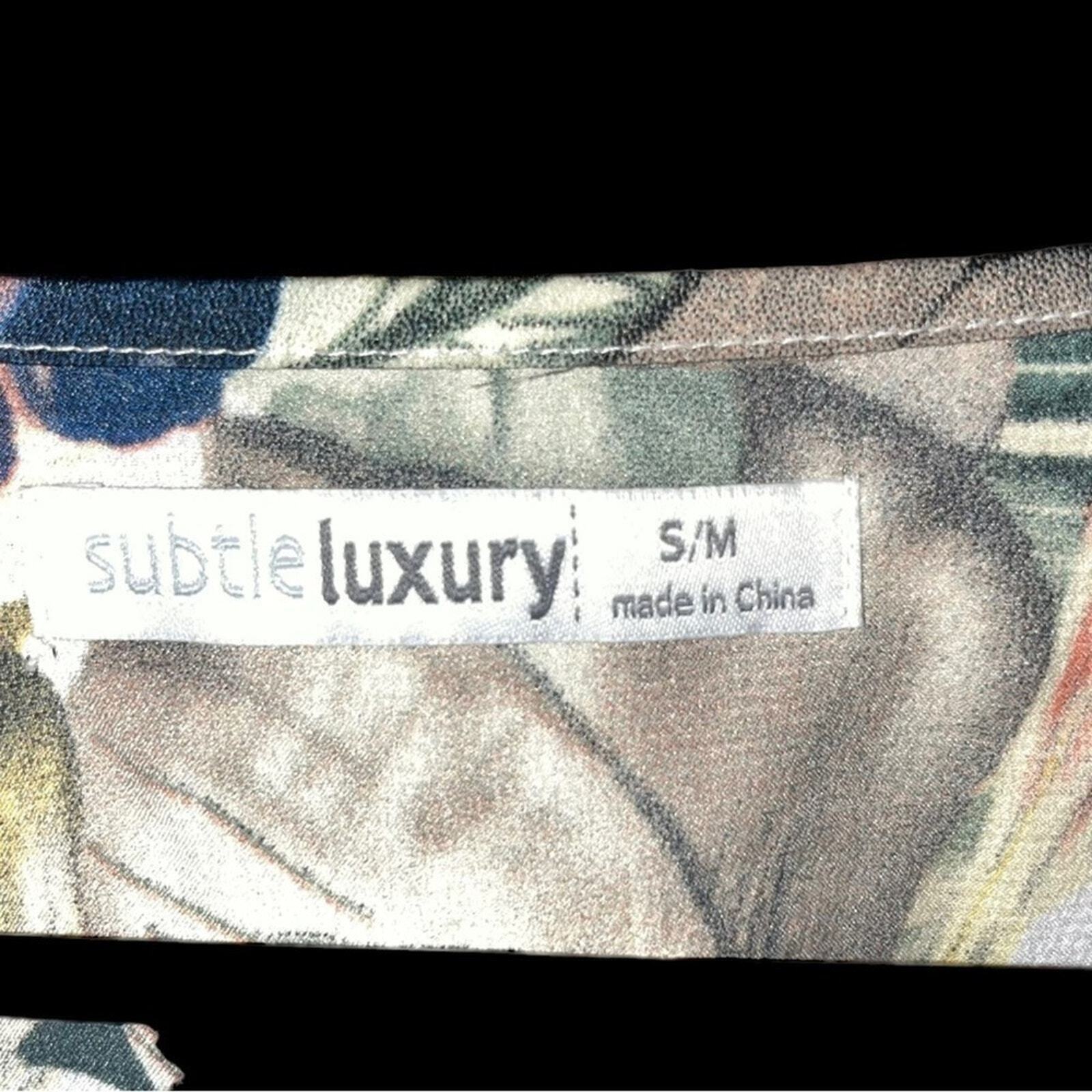 Subtle Luxury Womens S/M Sheer Bed to Breakfast Kimono Robe 