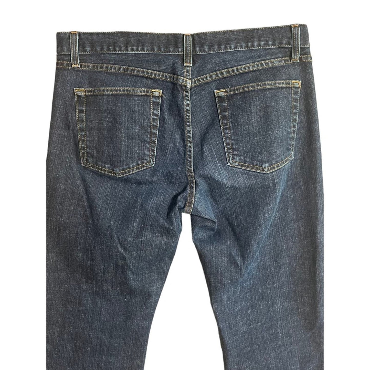 J. Crew Mens Size 33R Bootcut Dark Wash Denim Jeans