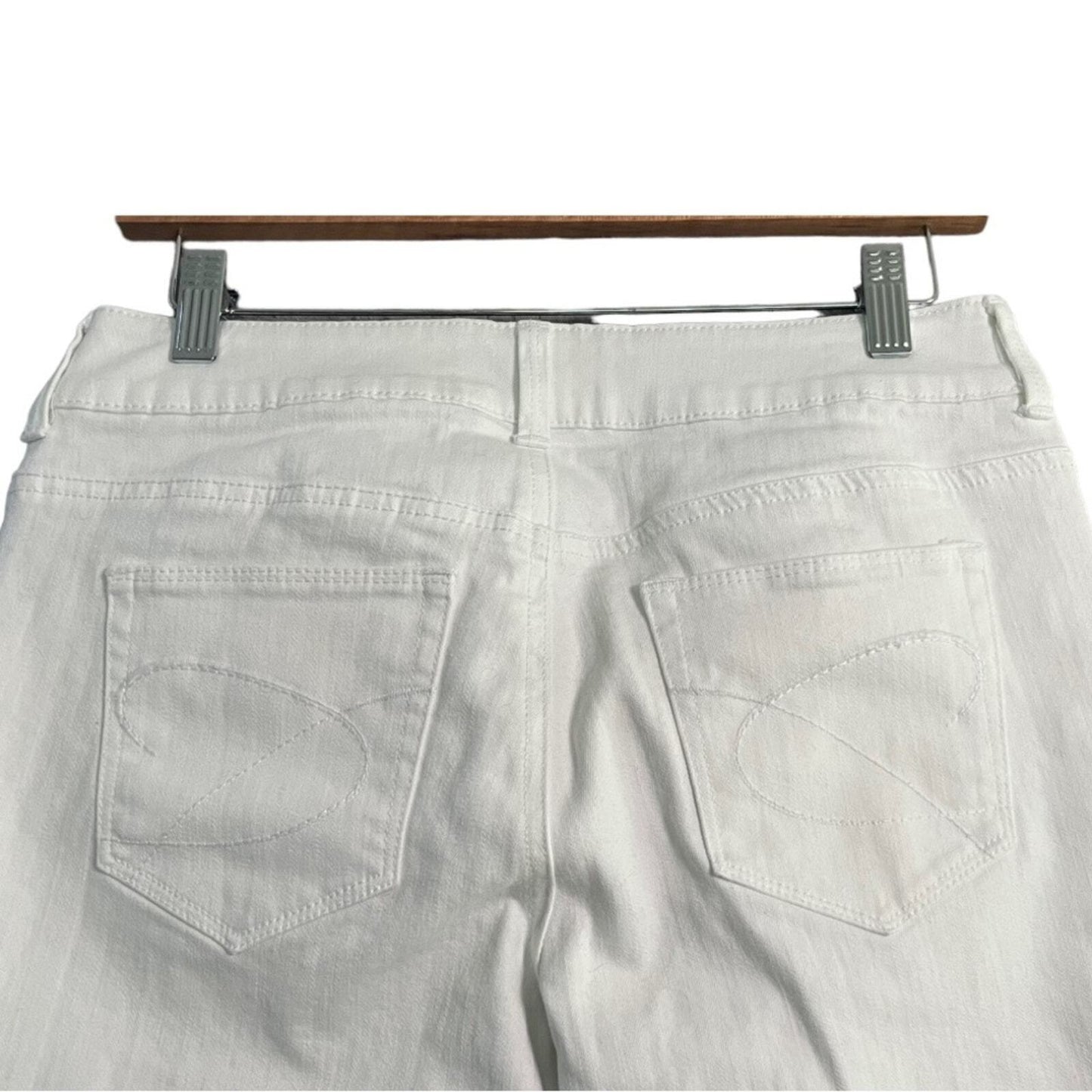 Chico's Womens Jeans Size 0R (S/4) White So Slimming Bootcut 