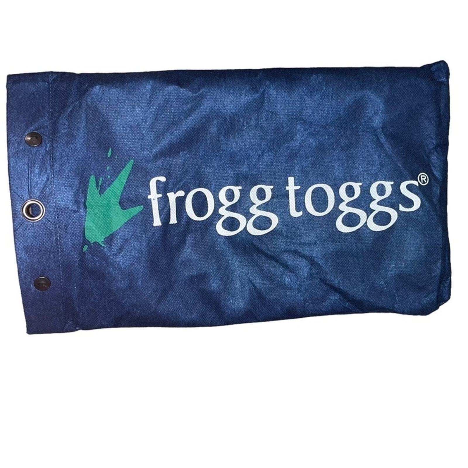 Frogg Toggs Size S / M Blue Button Down All Weather Jacket With Bag