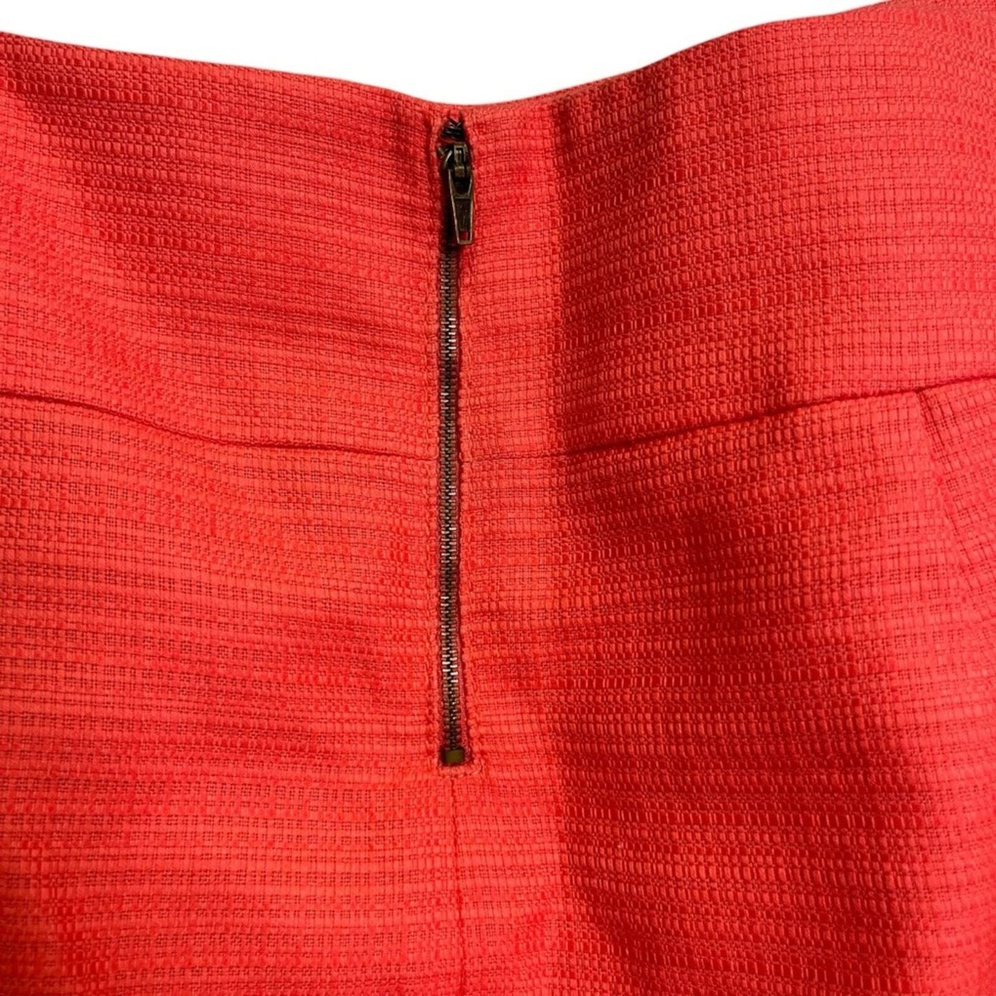 J Crew Womens Coral Mini Skirt Size 8