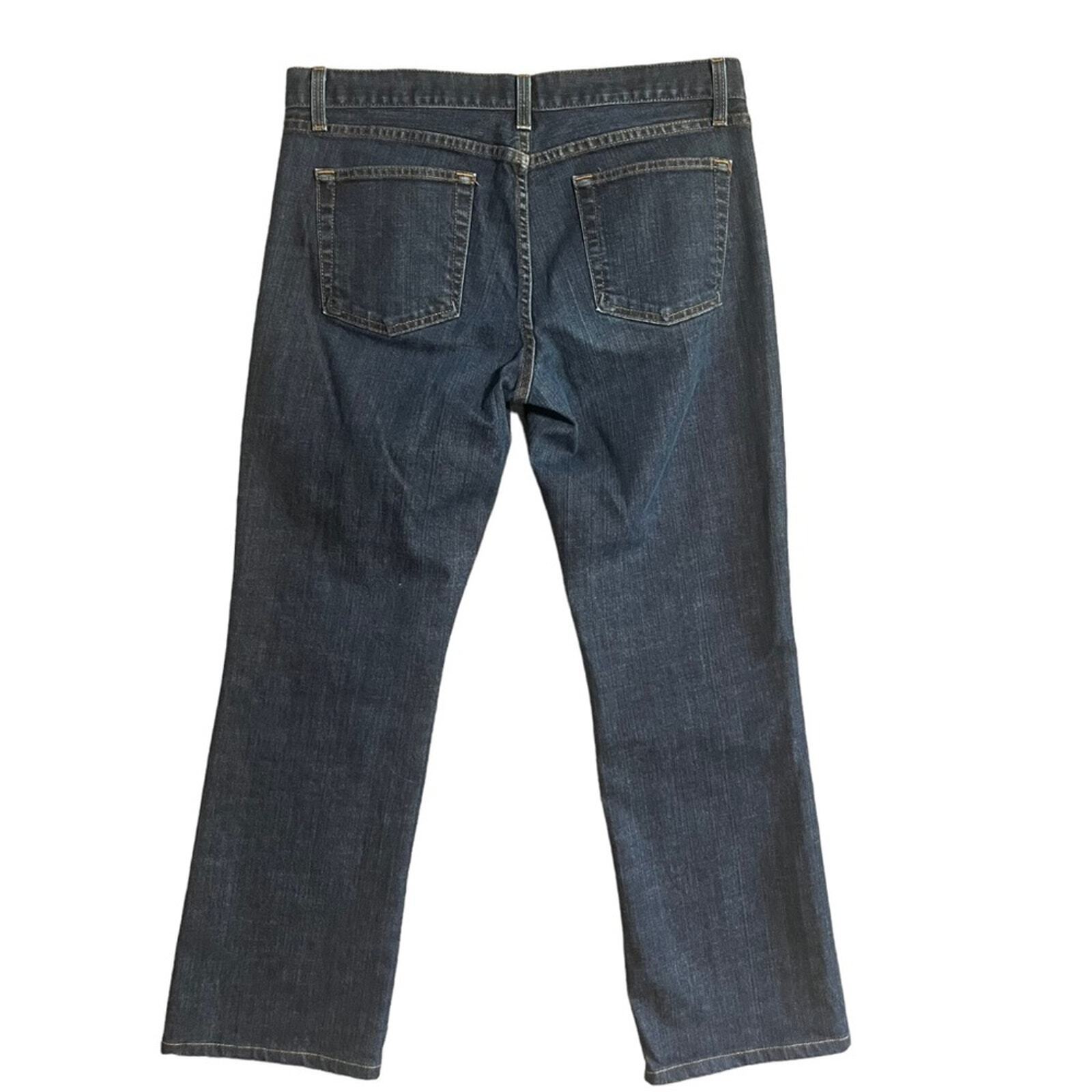 J. Crew Mens Size 33R Bootcut Dark Wash Denim Jeans