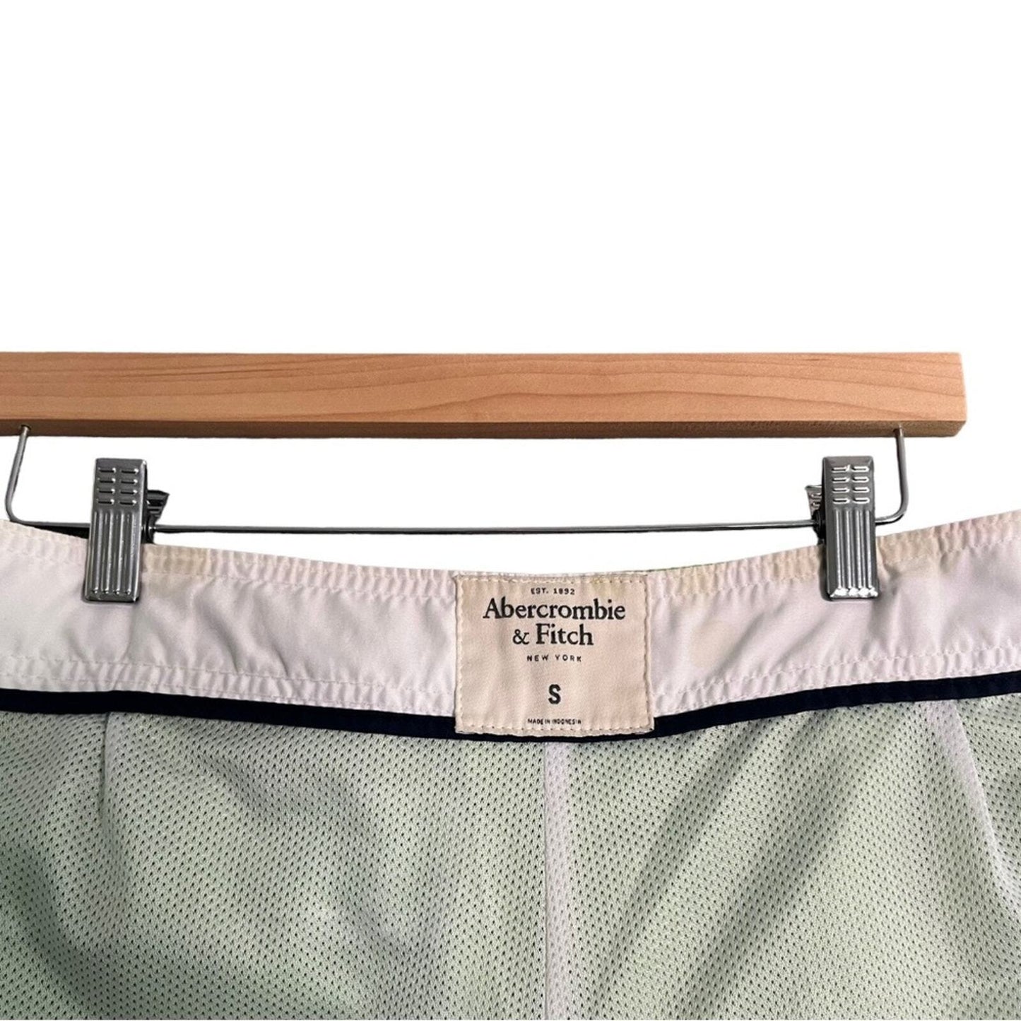Abercrombie & Fitch Mens Small Lime Green Board Swim Shorts Trunks