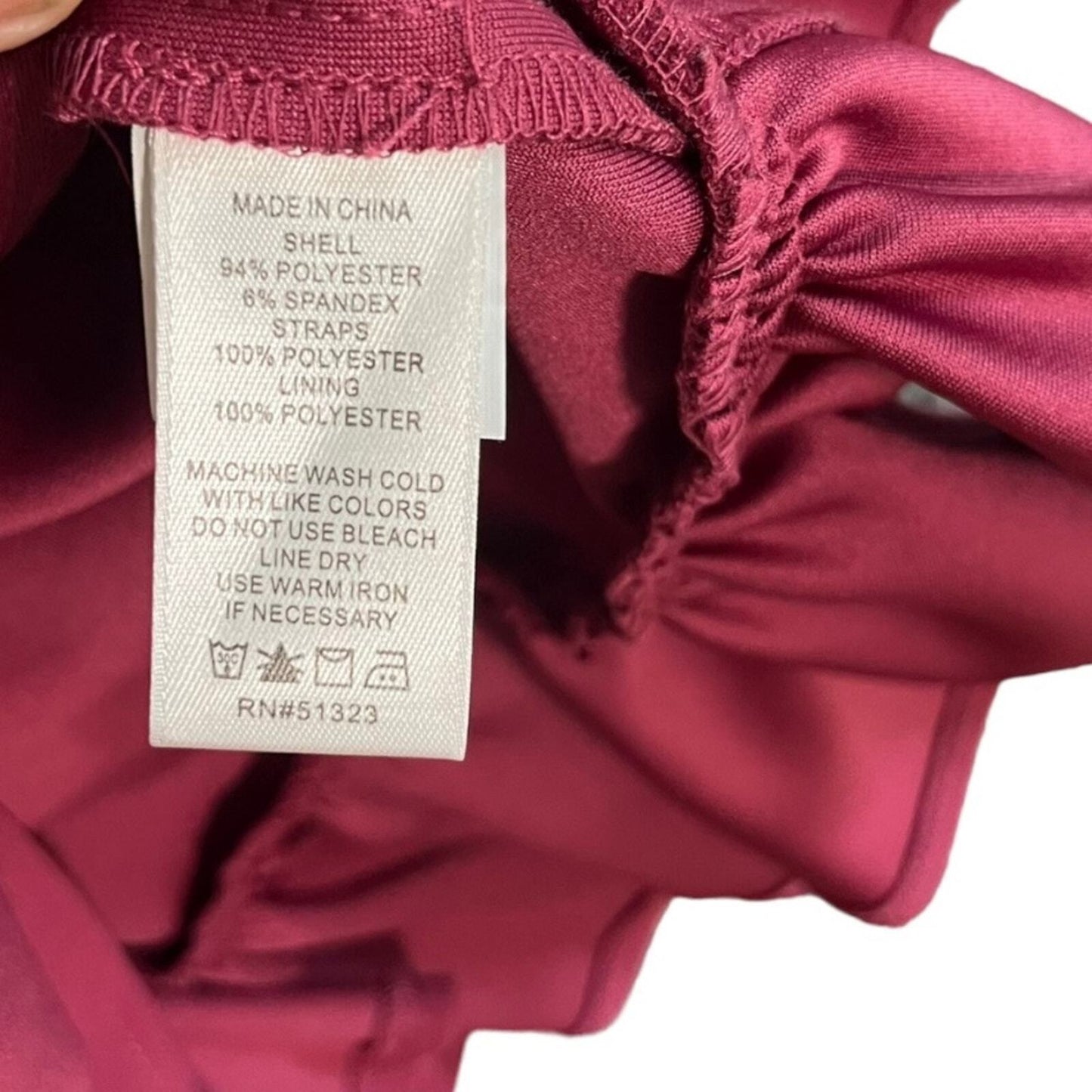 1. State Womens Size 10 Berry Charm Ruffle Hem Mini Slip Dress Adjustable Straps
