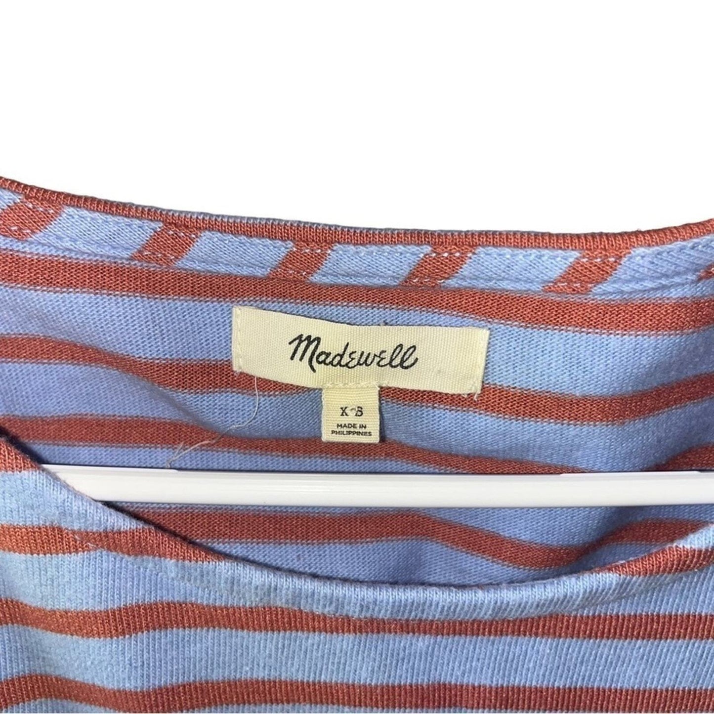 Madewell Womens Size XS Striped Flared Long Sleeve Shirt 