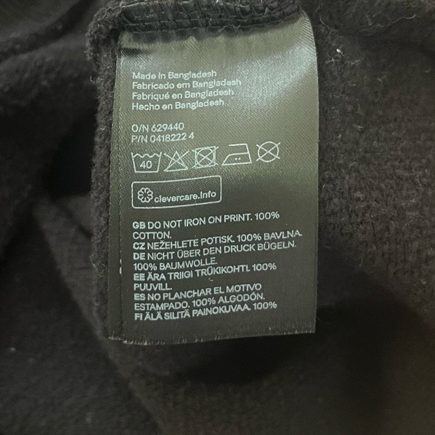 Laugh More Womens Size XL Black Cropped Sweatshirt