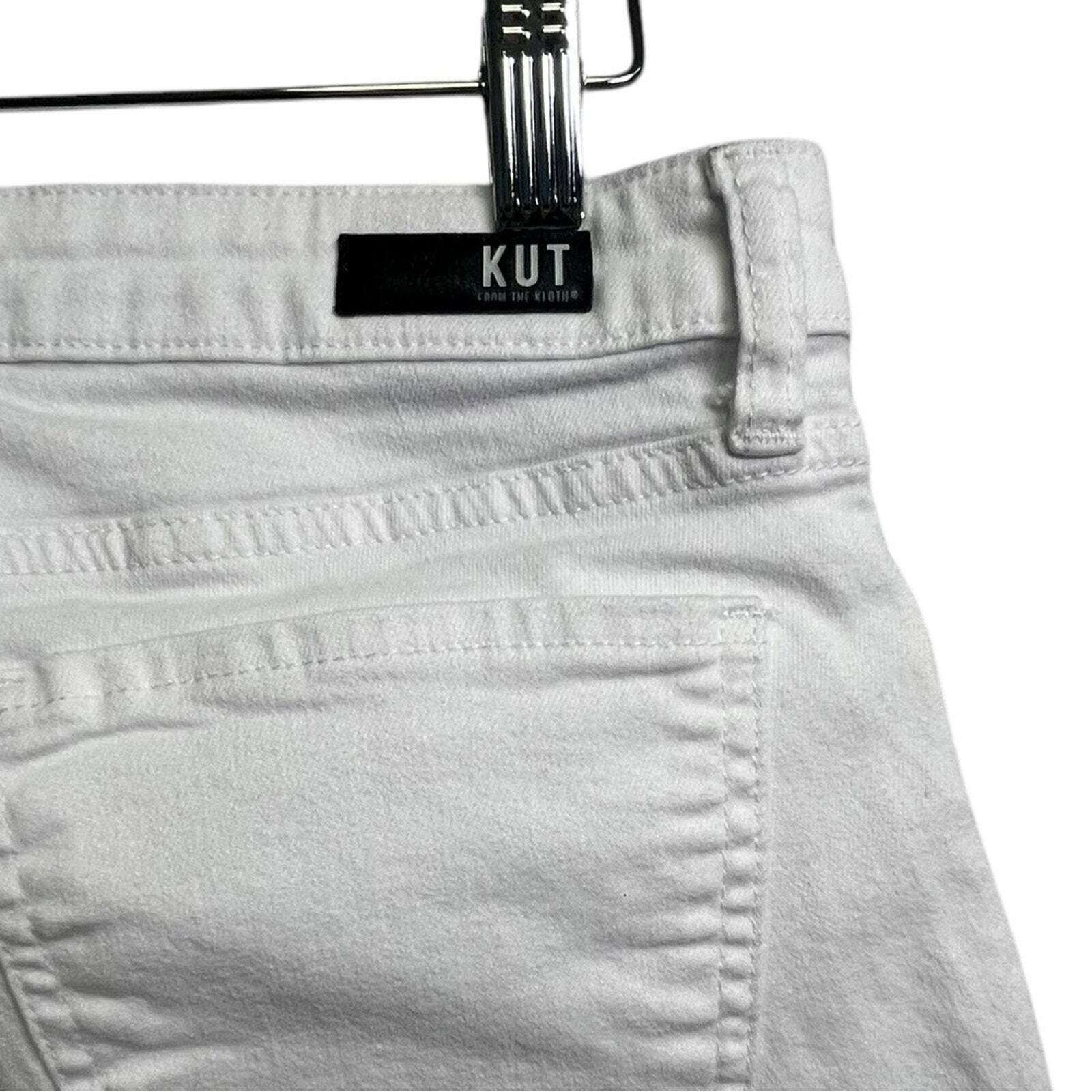 Kut From The Kloth Womens Size 4 White Skinny Jeans