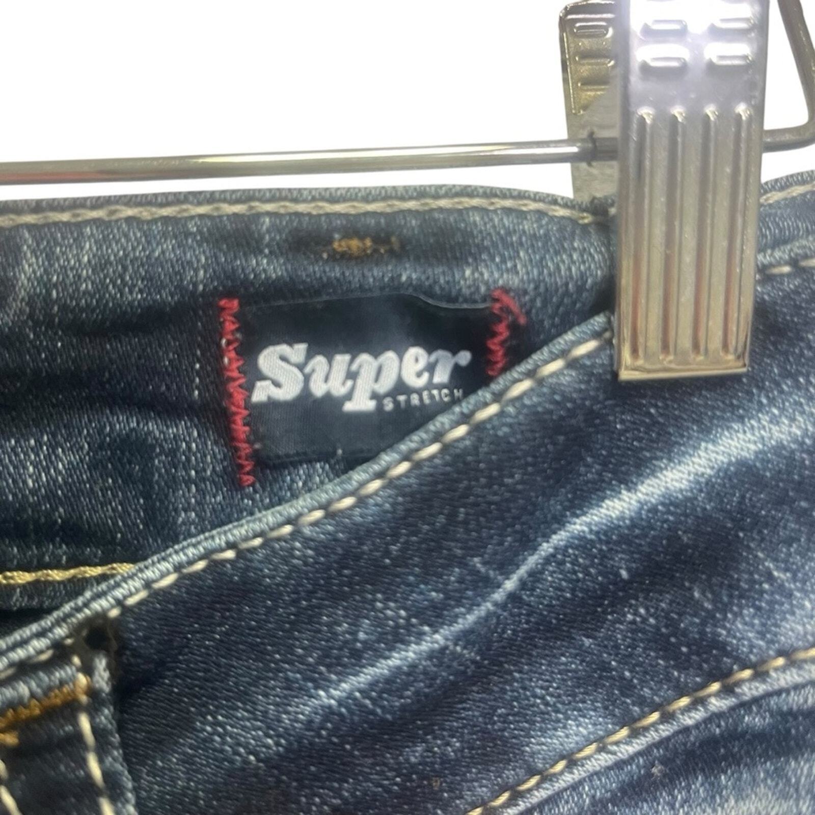 Silver Jeans Co Womens Suki Mid Boot Super Stretch Size 32x31 Medium Wash Jeans