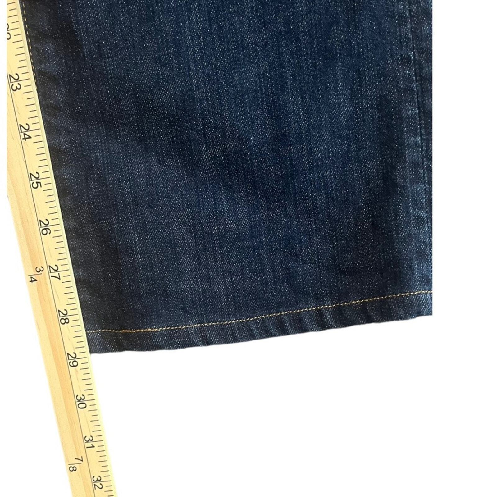 J. Crew Mens Size 33R Bootcut Dark Wash Denim Jeans