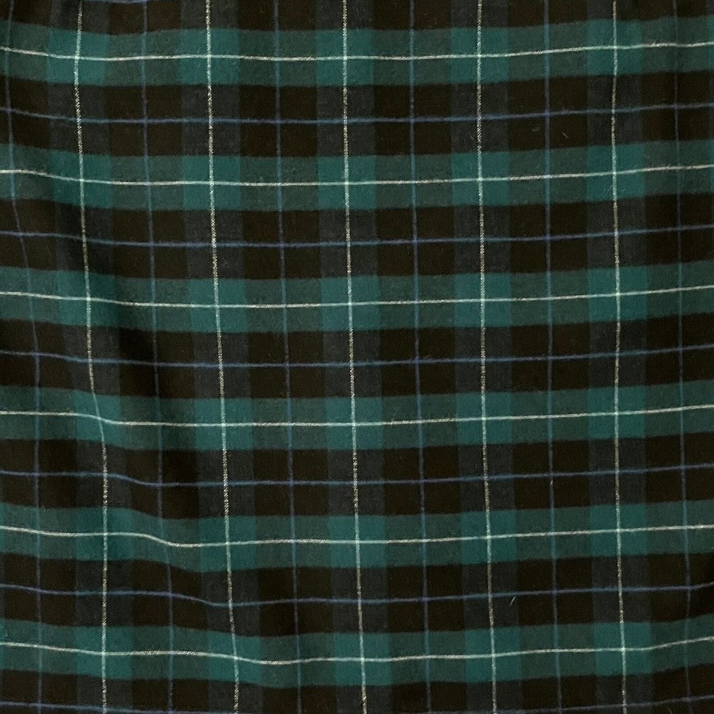 Old Navy Womens Size 4 Navy Green Plaid Polyester Mini Skirt 