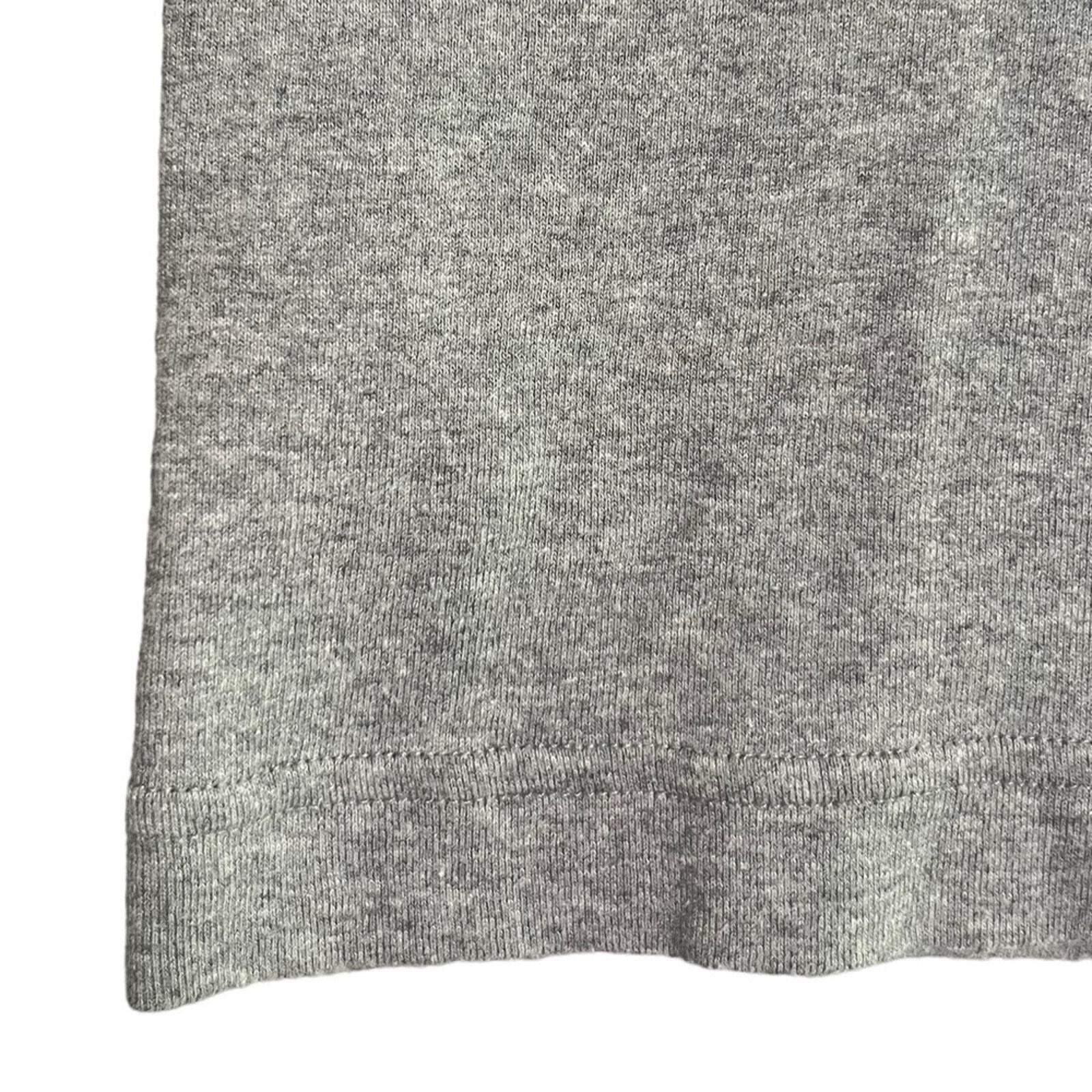 Lauren Ralph Lauren Henley Womens Medium Gray Long Sleeve 3/4 Button Down 