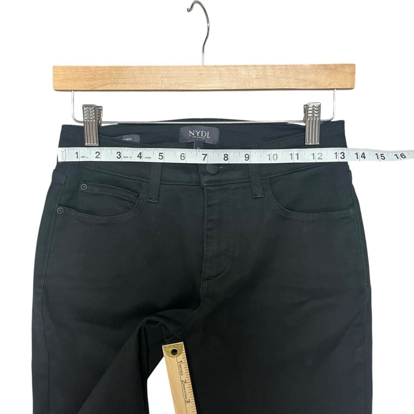 NYDJ Womens Size 0 Black Alina Legging  Jeans