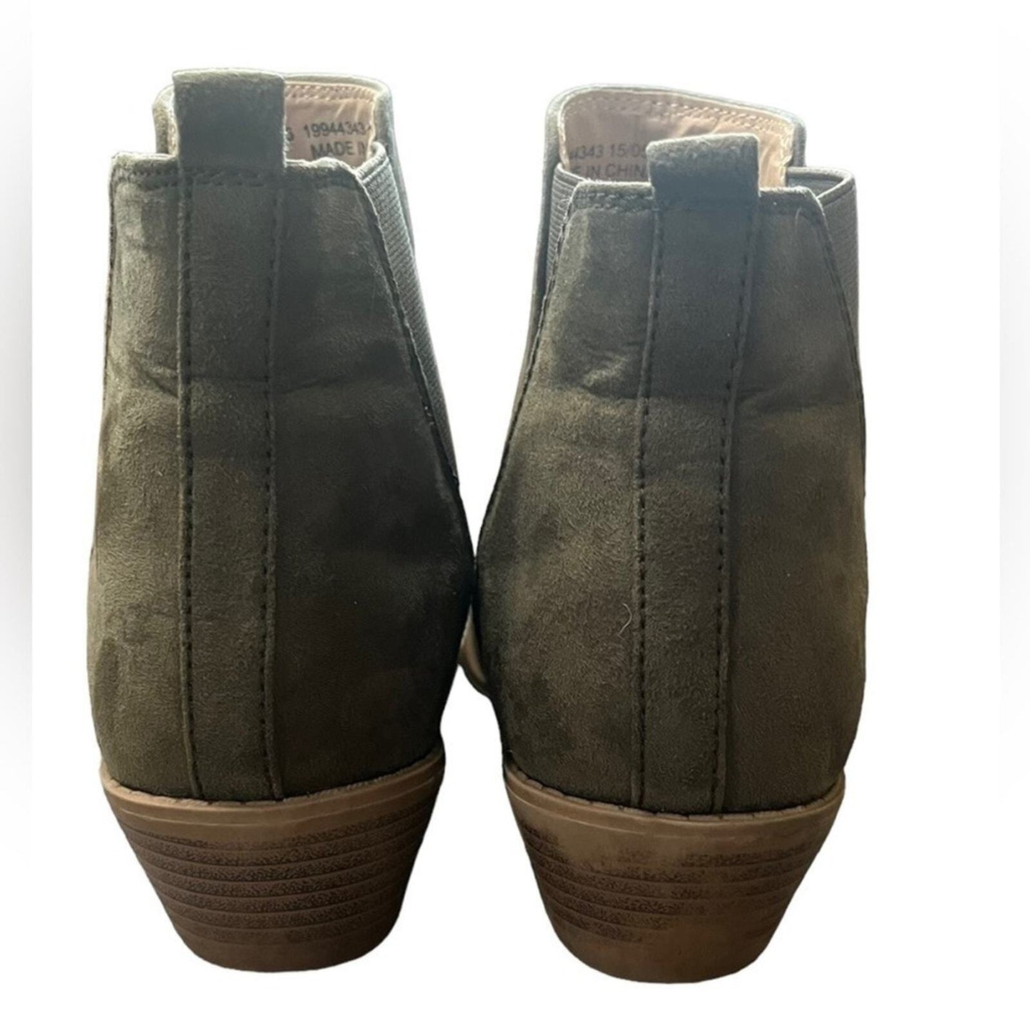 Dorothy Perkins Womens Size 6 Green Suede Ankle Boots 