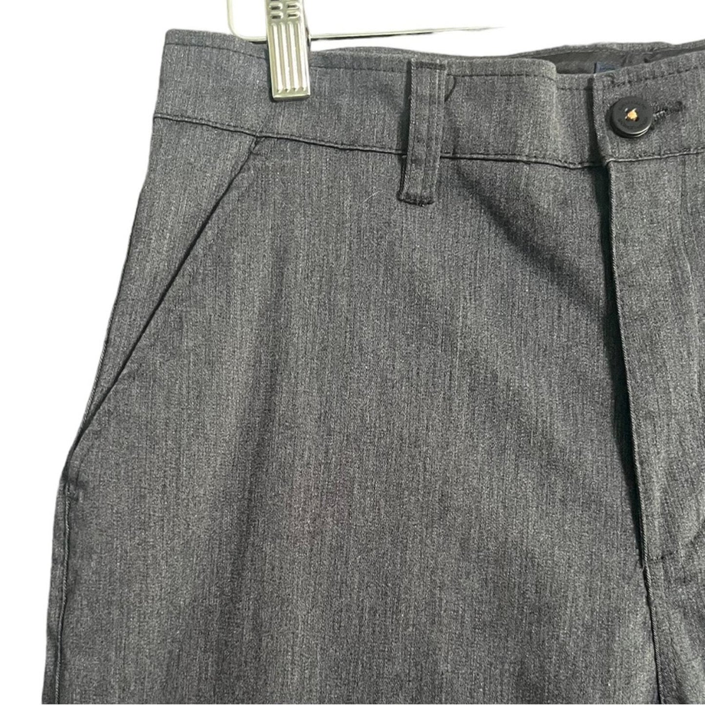 Gentlemens OutfittersShorts Black 34 Stretch Styled for Dapper Gents Flat Front 