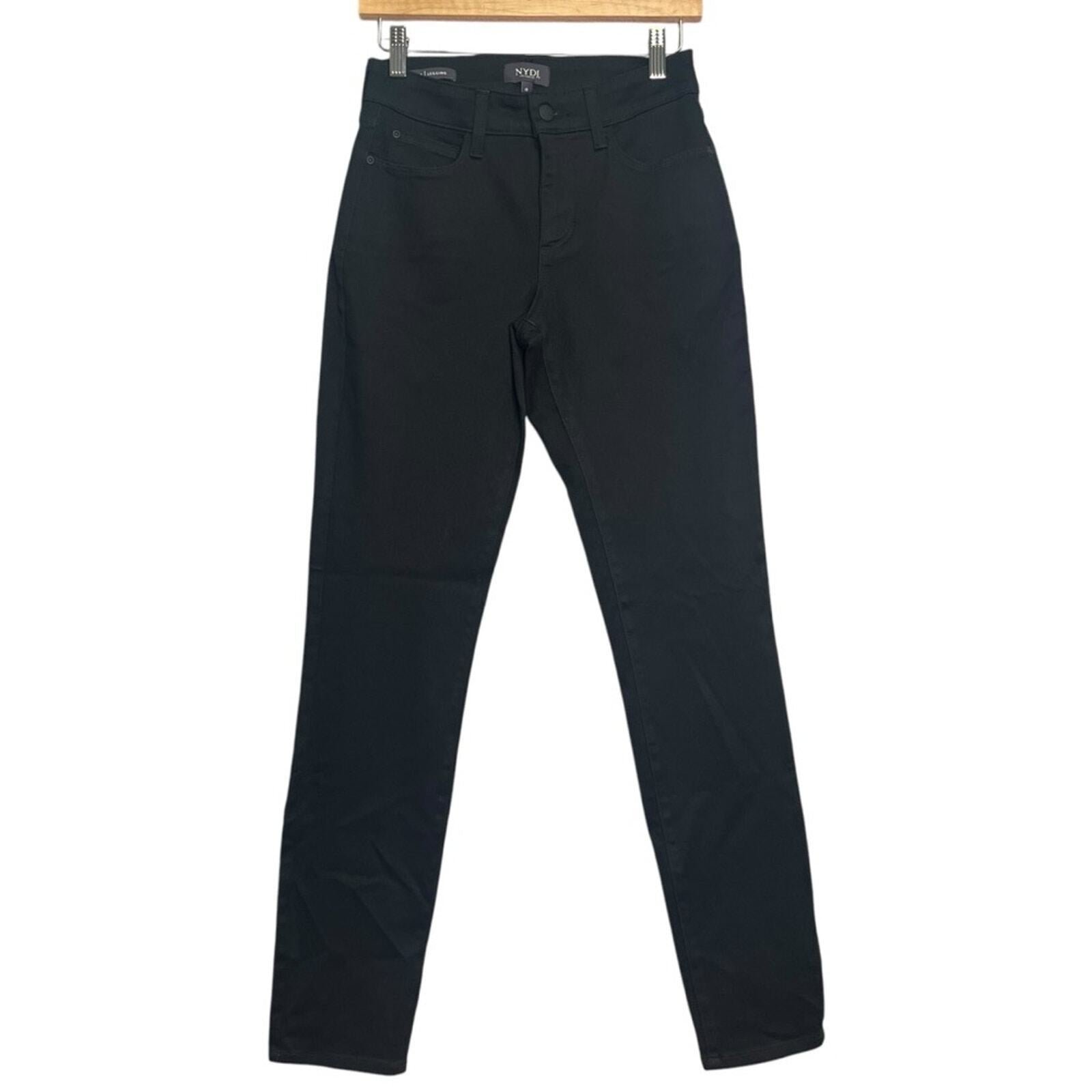 NYDJ Womens Size 0 Black Alina Legging  Jeans