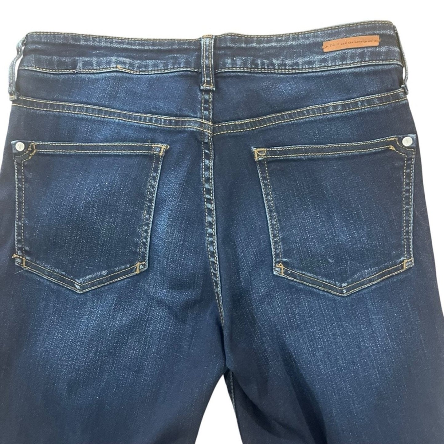 Pilcro and The Letterpress Script Womens Size 28 Dark Wash Denim Jeans