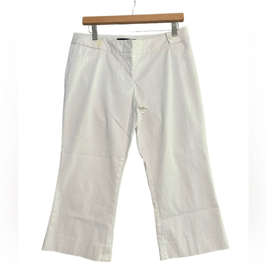 The Limited Collection Drew Fit Womens Size 6 Wide Leg White Culotte Trousers