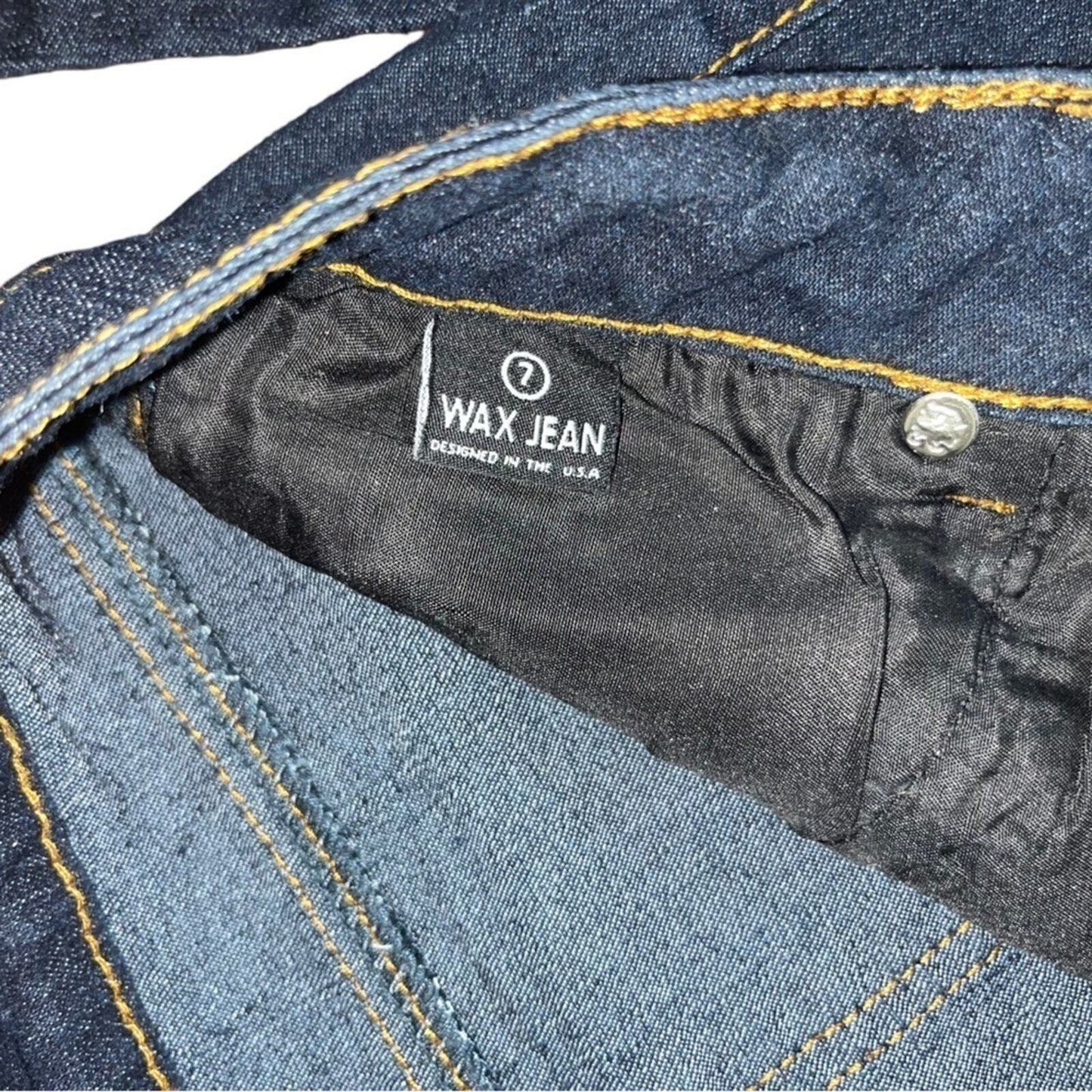 Wax Jeans Juniors Size 7 Bootcut Dark Denim Jeans
