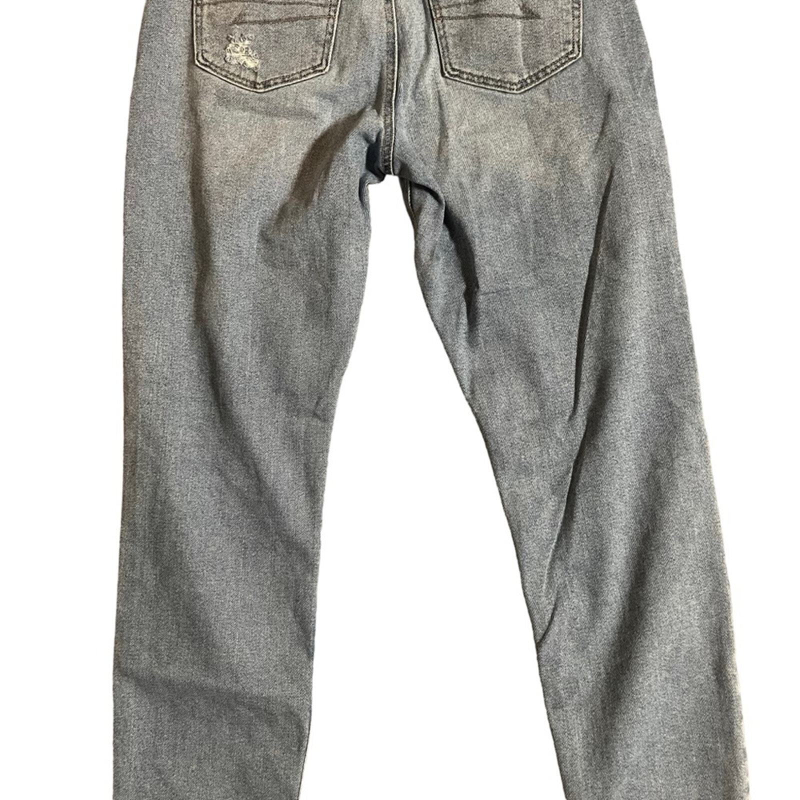 American Eagle Womens Mom Jeans Size 6 Regular Stretch Light Wash Denim 
