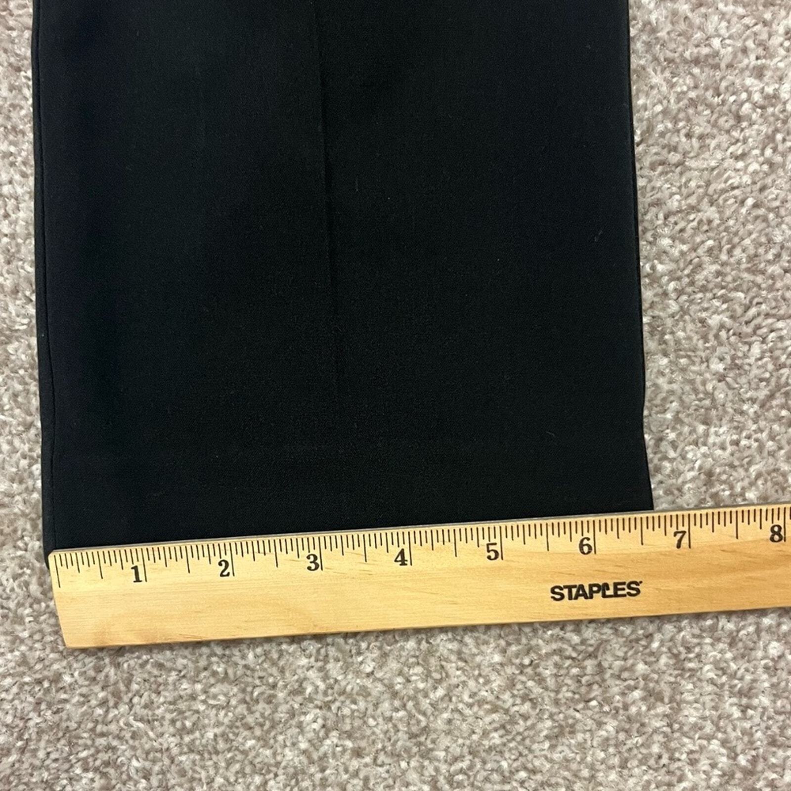 Michael Kors Womens Size 10 Black Casual Pleated Front Pants Slacks
