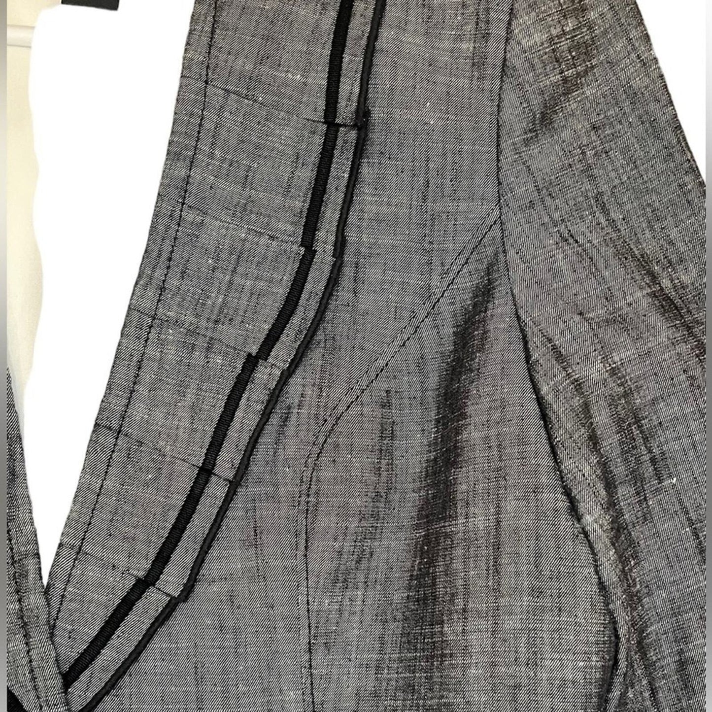 White House Black Market Womens Size 8 Black & Gray Blazer Long Sleeve