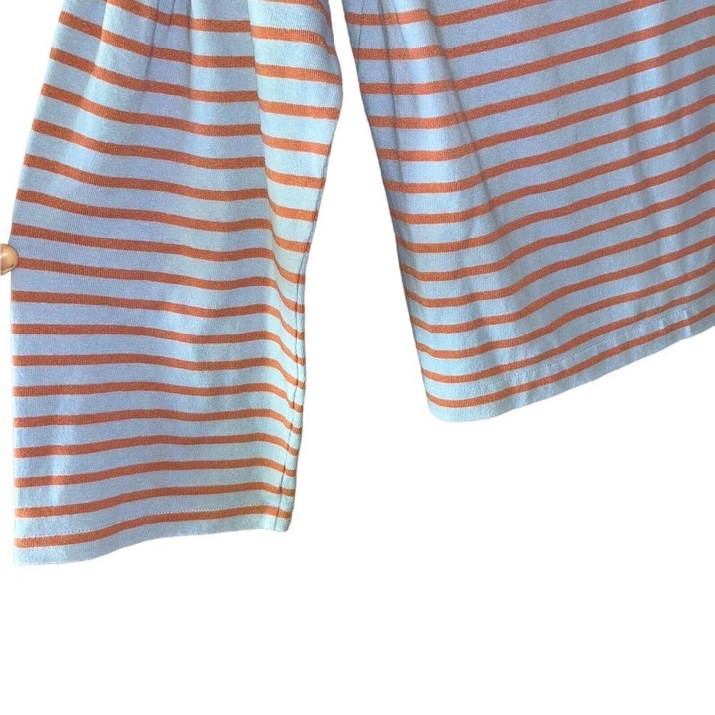 Madewell Womens Size XS Striped Flared Long Sleeve Shirt 