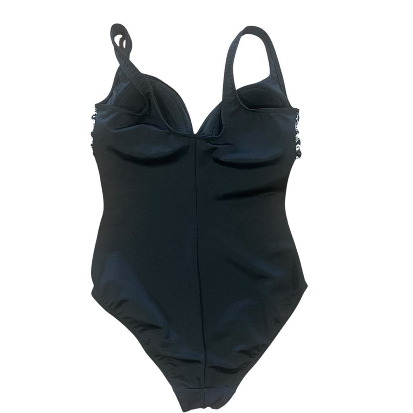 Miraclesuit Womens Labyrinth Temptress Black Swimsuit No Tag Size