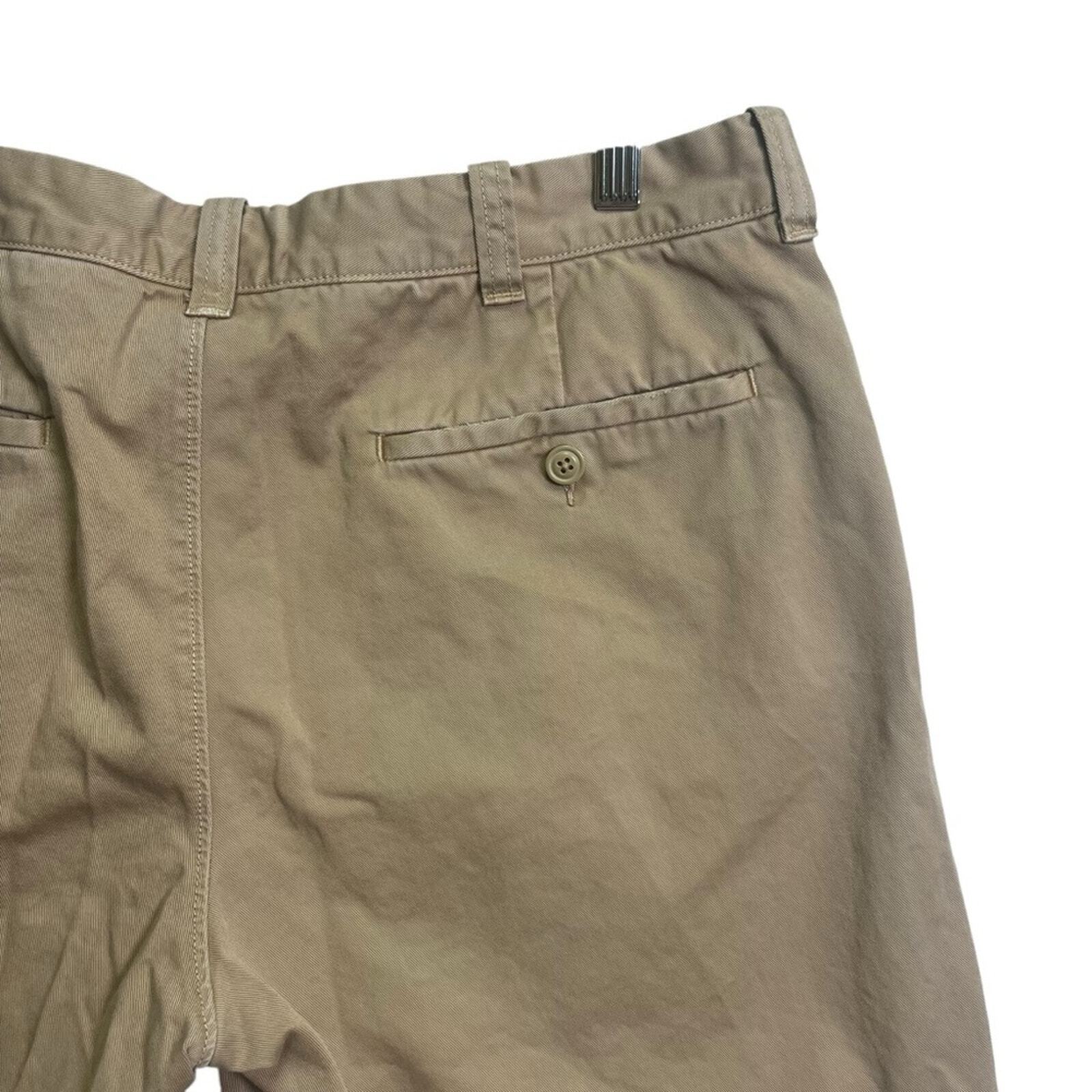 J. Crew Mens Size 32 Stanton Khaki Flat Front Shorts