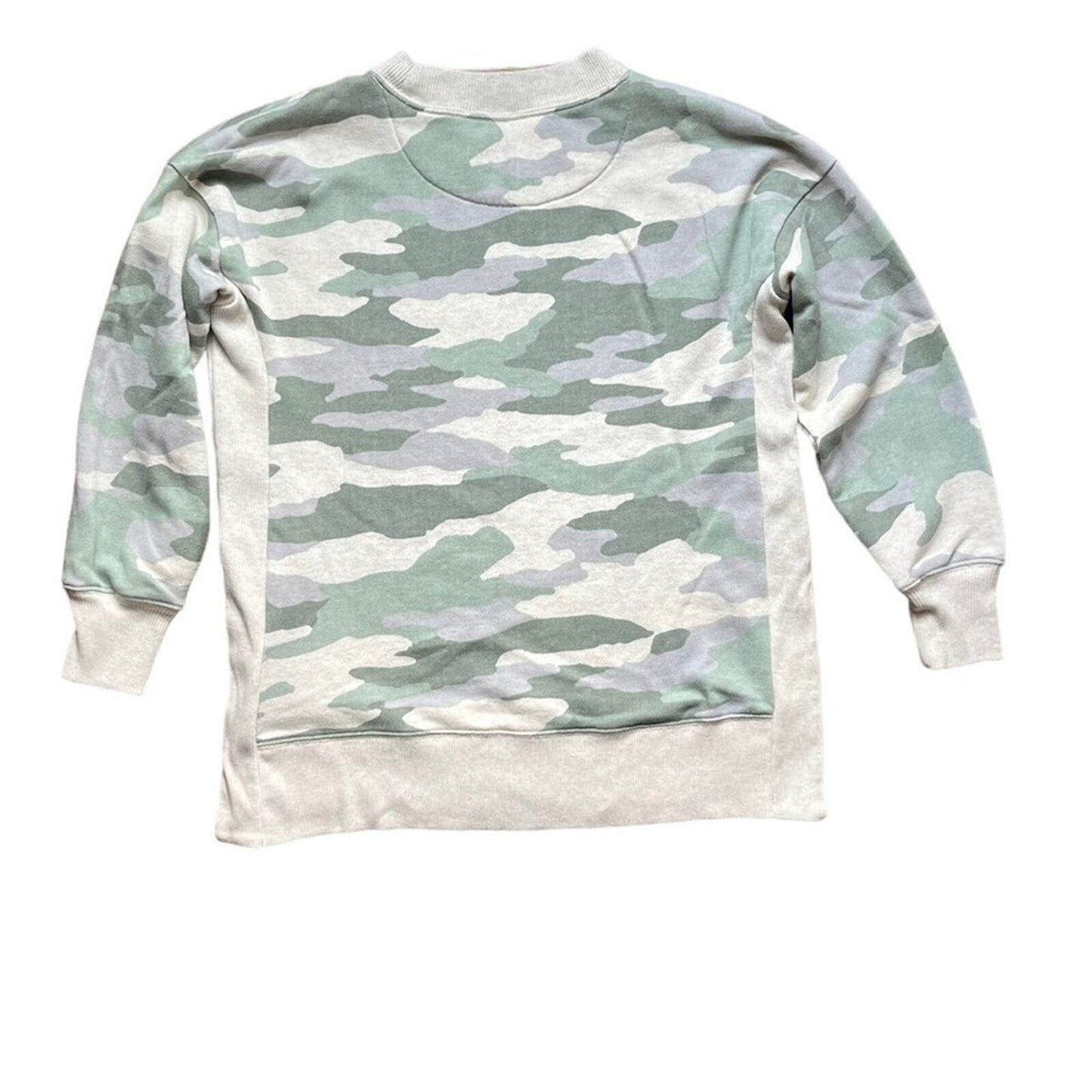 Aerie Oversized Good Vibes Camo Sweatshirt Size XS