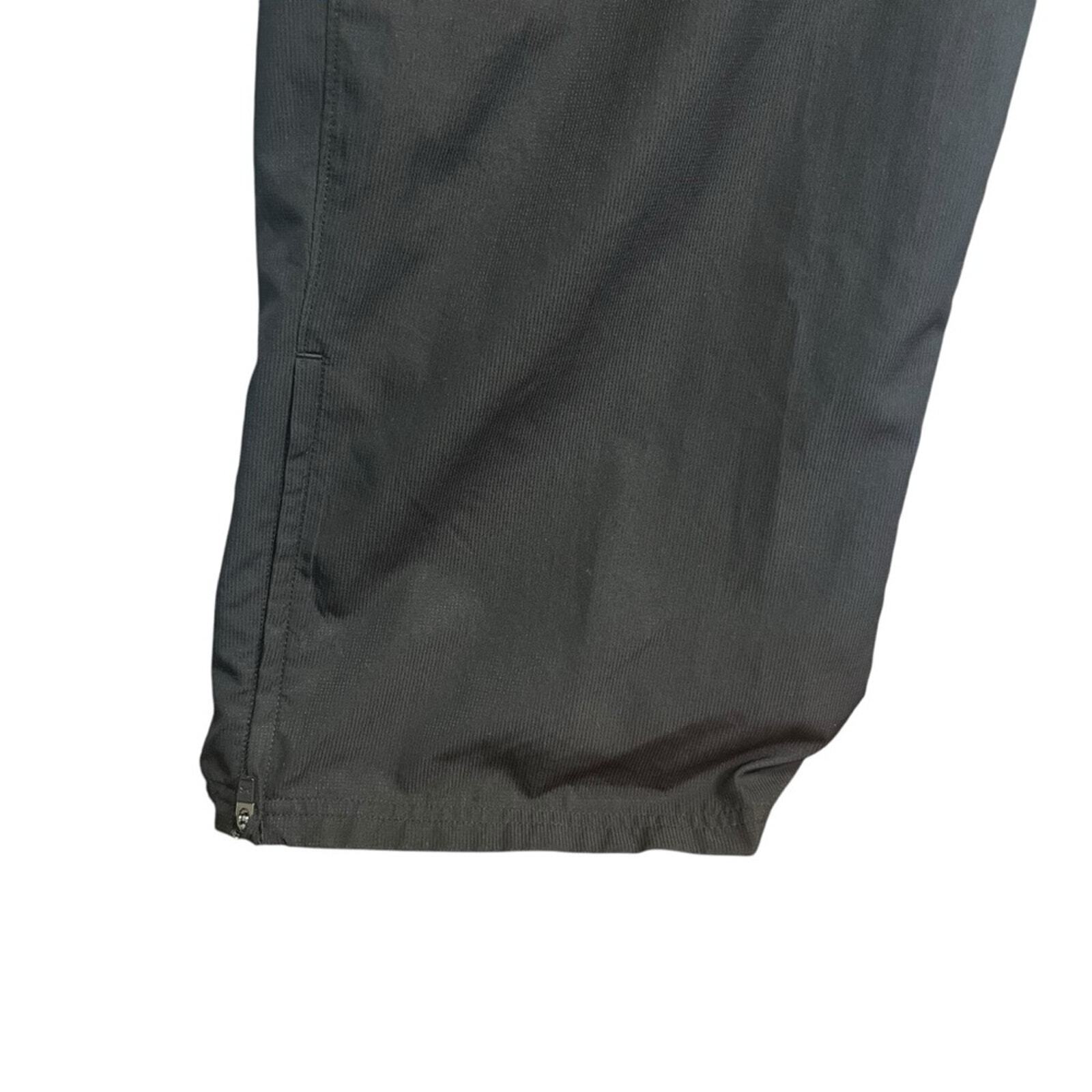 Under Armour Mens Size 3XL Black Ankle Zip Heat Gear Drawstring Warmup Pants