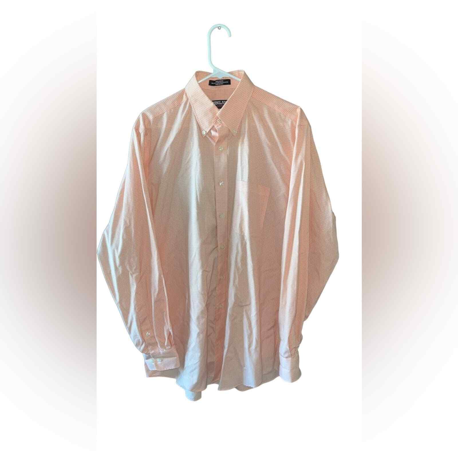 Kirkland Signature Long Sleeve Button Down Shirt | Size 16-35