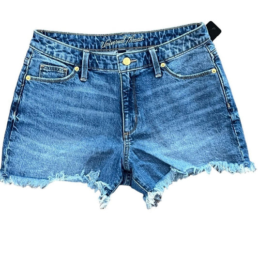 Universal Threads Womens Size 6 /28R High Rise Shortie  Cut Off Denim Shorts