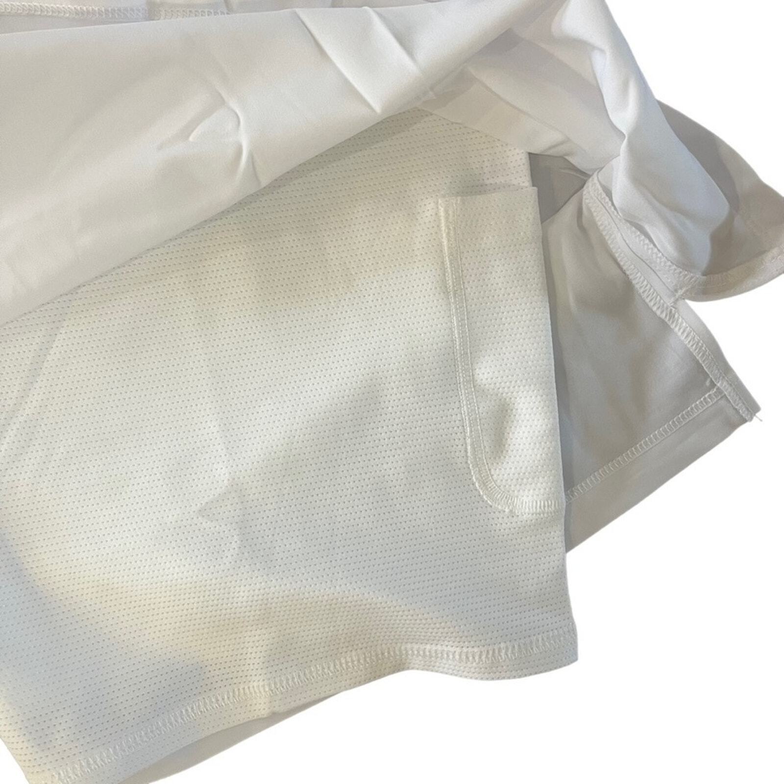 Gap Fit Women's Runaround Super High Rise Dry Wicking White Skort Size XL NWT