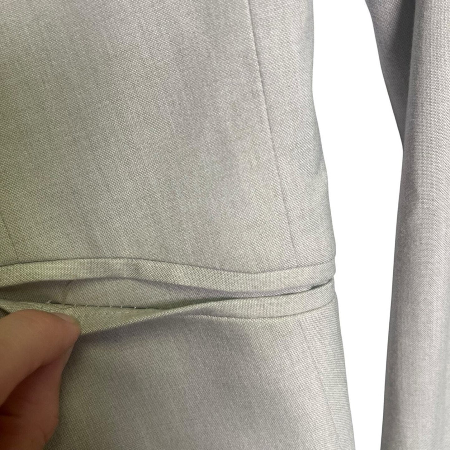 The Limited Collection Womens Size 2 Gray 2 Button Long Sleeve Blazer