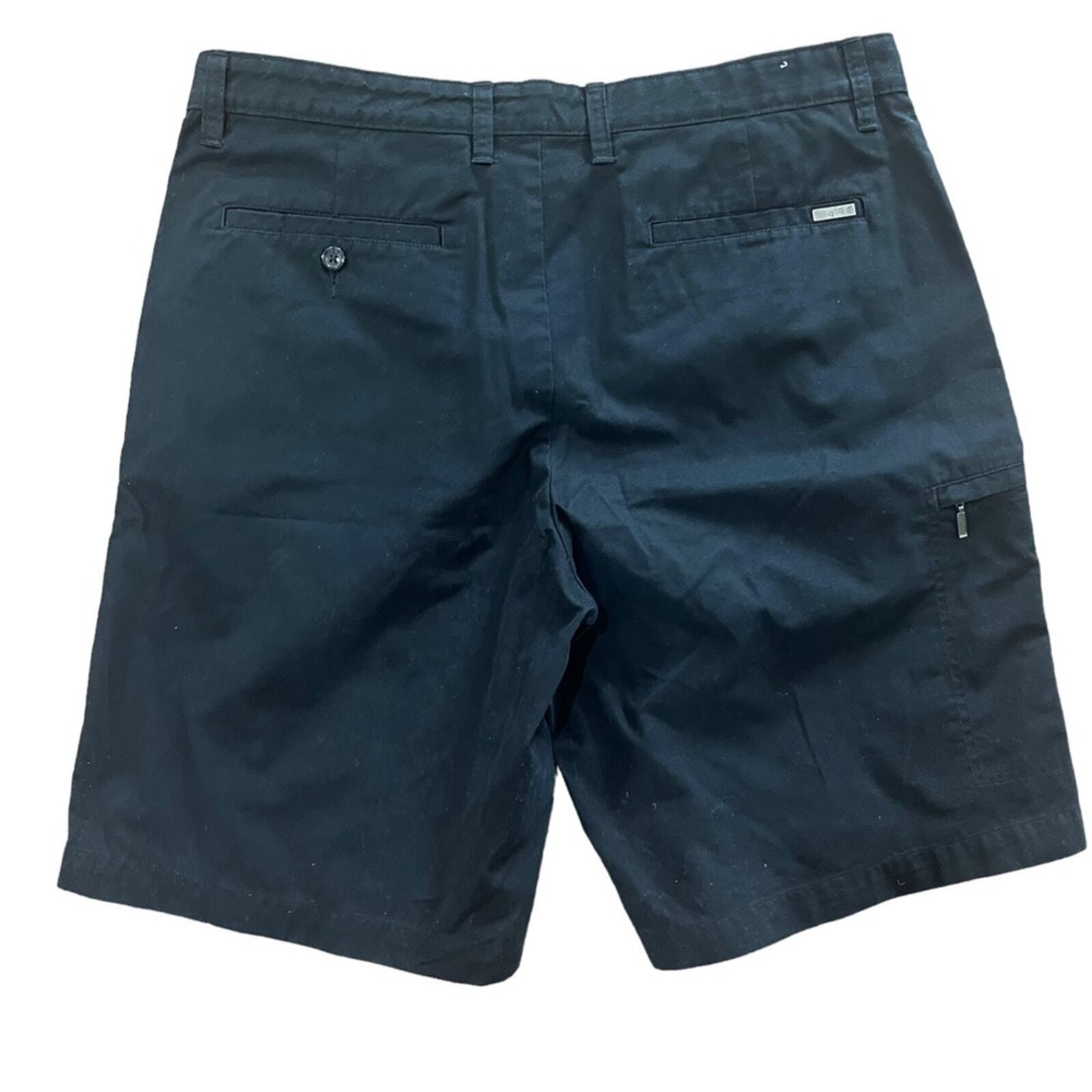 Greg Norman Mens Size 36 Navy Five Iron Flat Front Shorts 