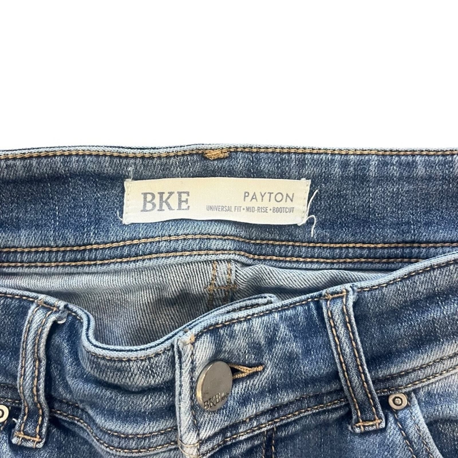 BKE Womens Size 29x31 1/2 Payton Universal Fit Mid Rise Bootcut Denim Jeans