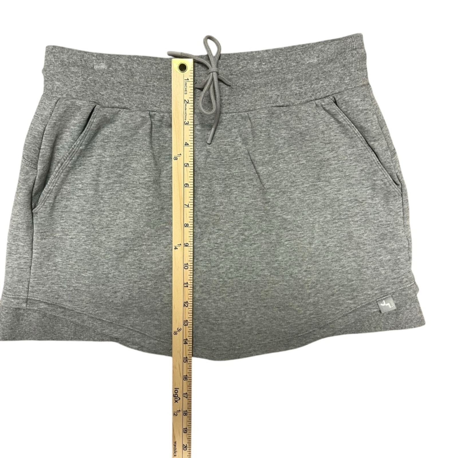 JoyLab Womens Gray Drawstring Front Pocket Athletic Skort Size Medium