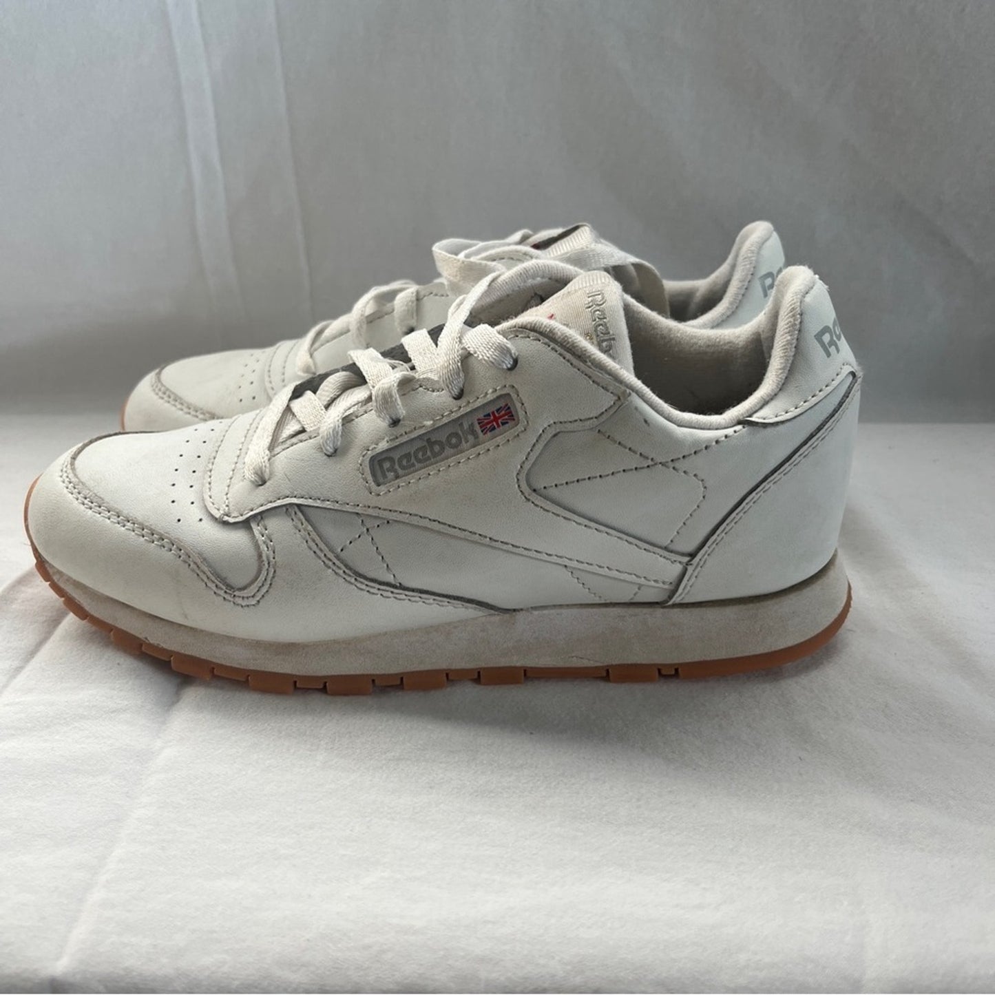 Reebok Classic Leather Sneakers Youth 2.5 Playwear Outdoor Tennis Shoes Casual