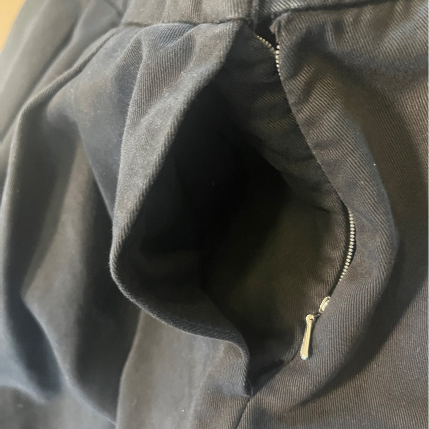 Zara TRF Collection Mini Skirt Womens Large Black Pleated Schoolgirl Academia