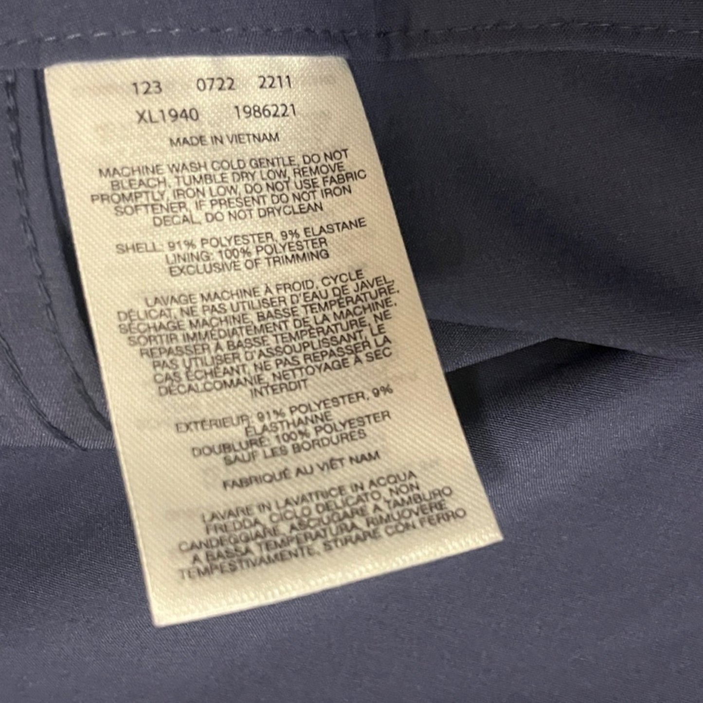 Columbia Navy Shorts Men XL Water Simple Beach Island Travel Coastal Casual New